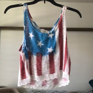 American Flag Tank Top